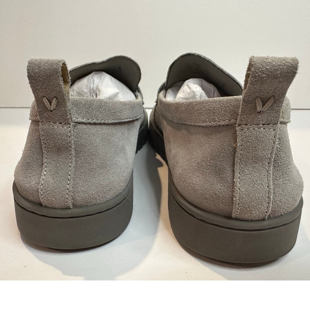Vionic Uptown Suede Loafers Women’s Size 9 Gray Slip On Comfort Shoes Orthotic - Picture 5 of 9